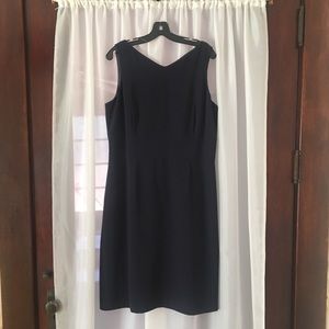 Cute classic navy blue dress. Talbots size 16